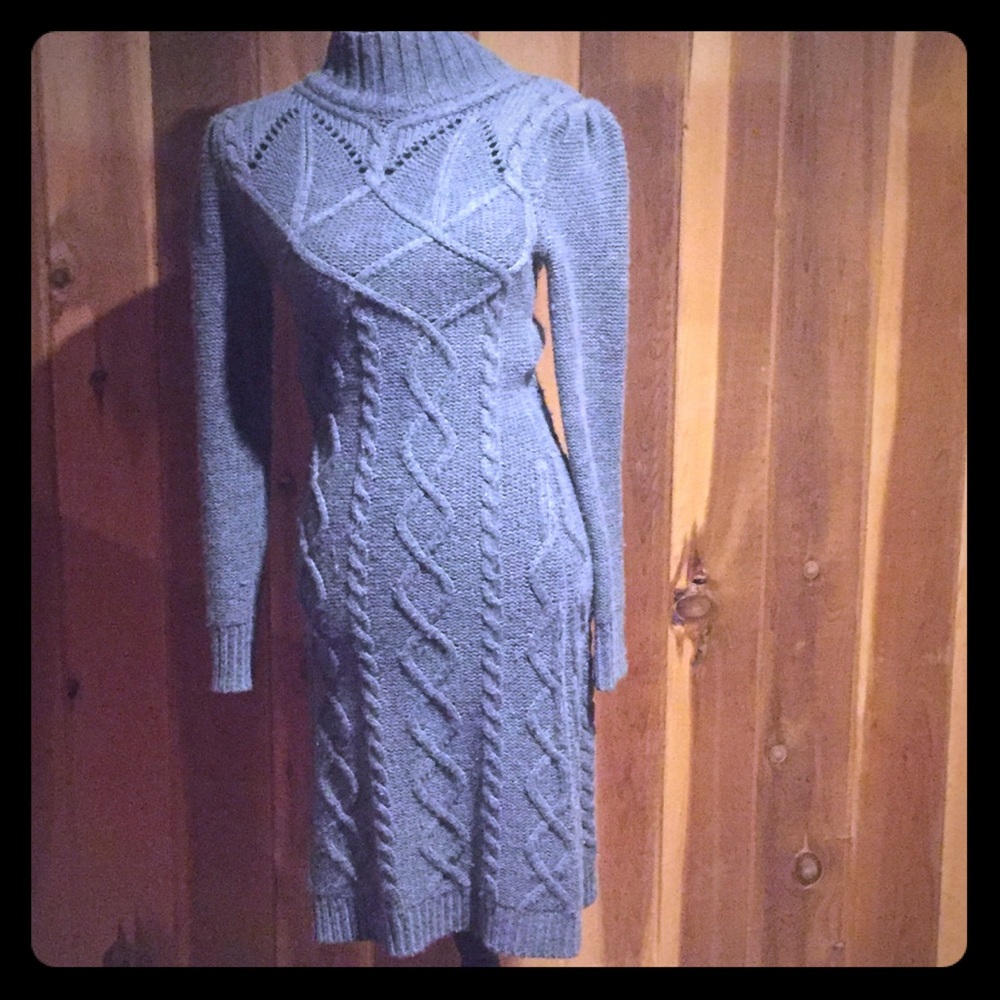 Gray Sweater Dress